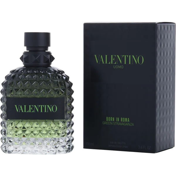 Uomo Born In Roma Green Stravaganza Eau De Toilette 3.4oz/100 mL